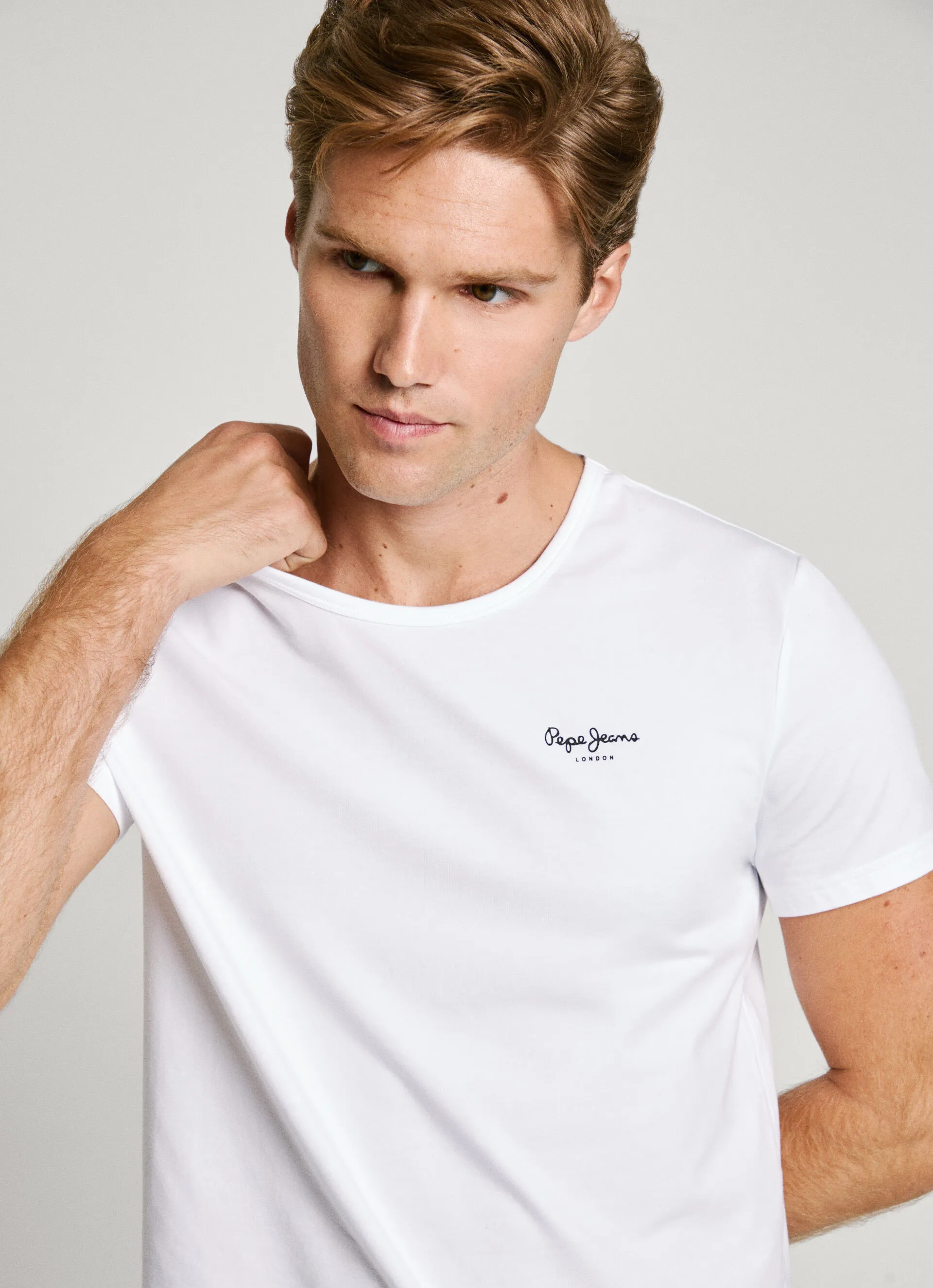 2pack camisetas algodón elástico
