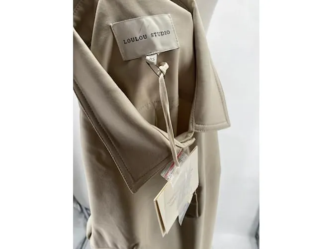 Autre Marque LOULOU STUDIO Vestidos T.Viscosa XS Internacional Beige 