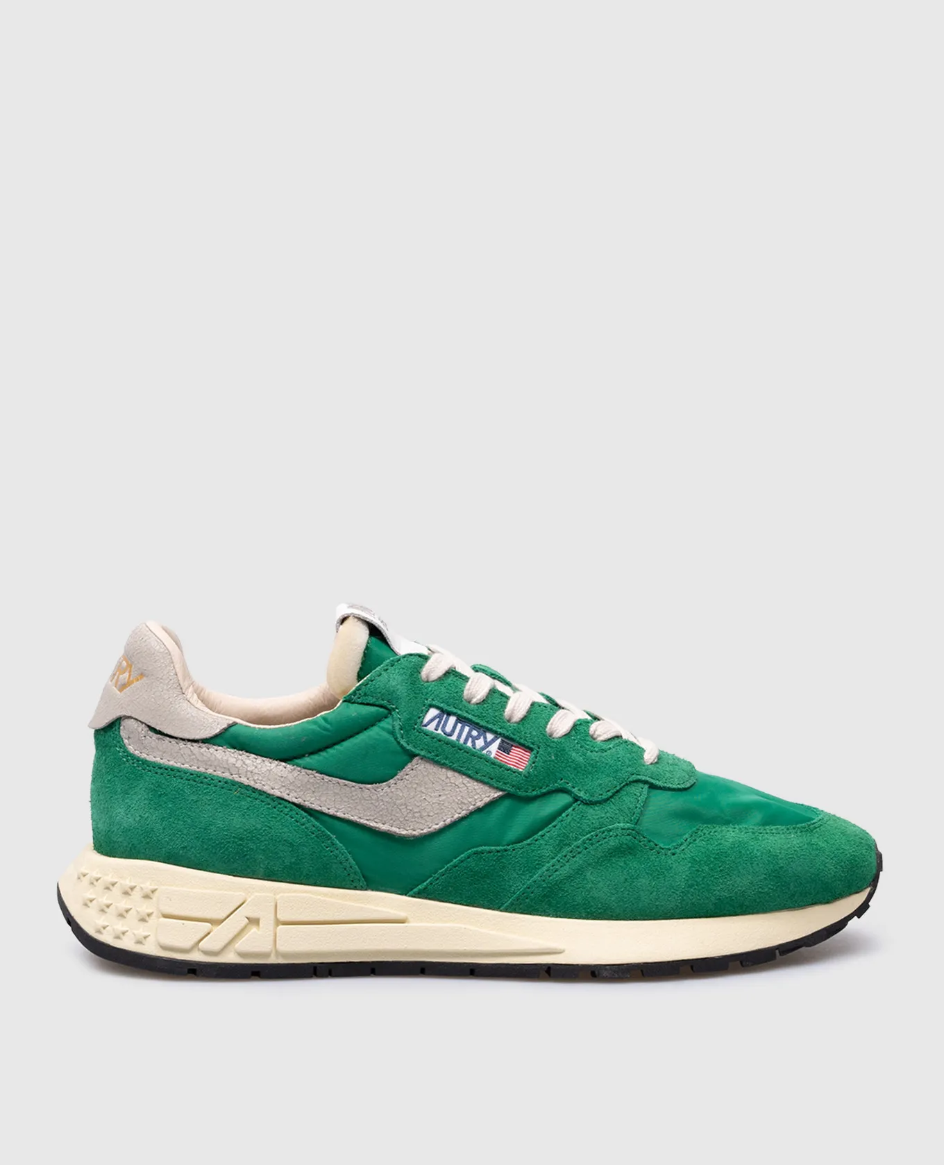 AUTRY Reelwind green combo sneakers