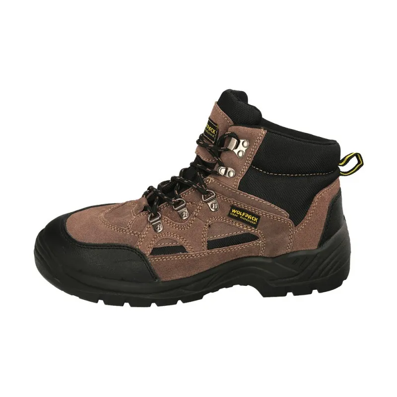 Botas Seguridad "Tiborx" S1P+SR+FO  Talla 45 Puntera Reforzada, Suela Antiperforación Antideslizante. Botas Trabajo Se
