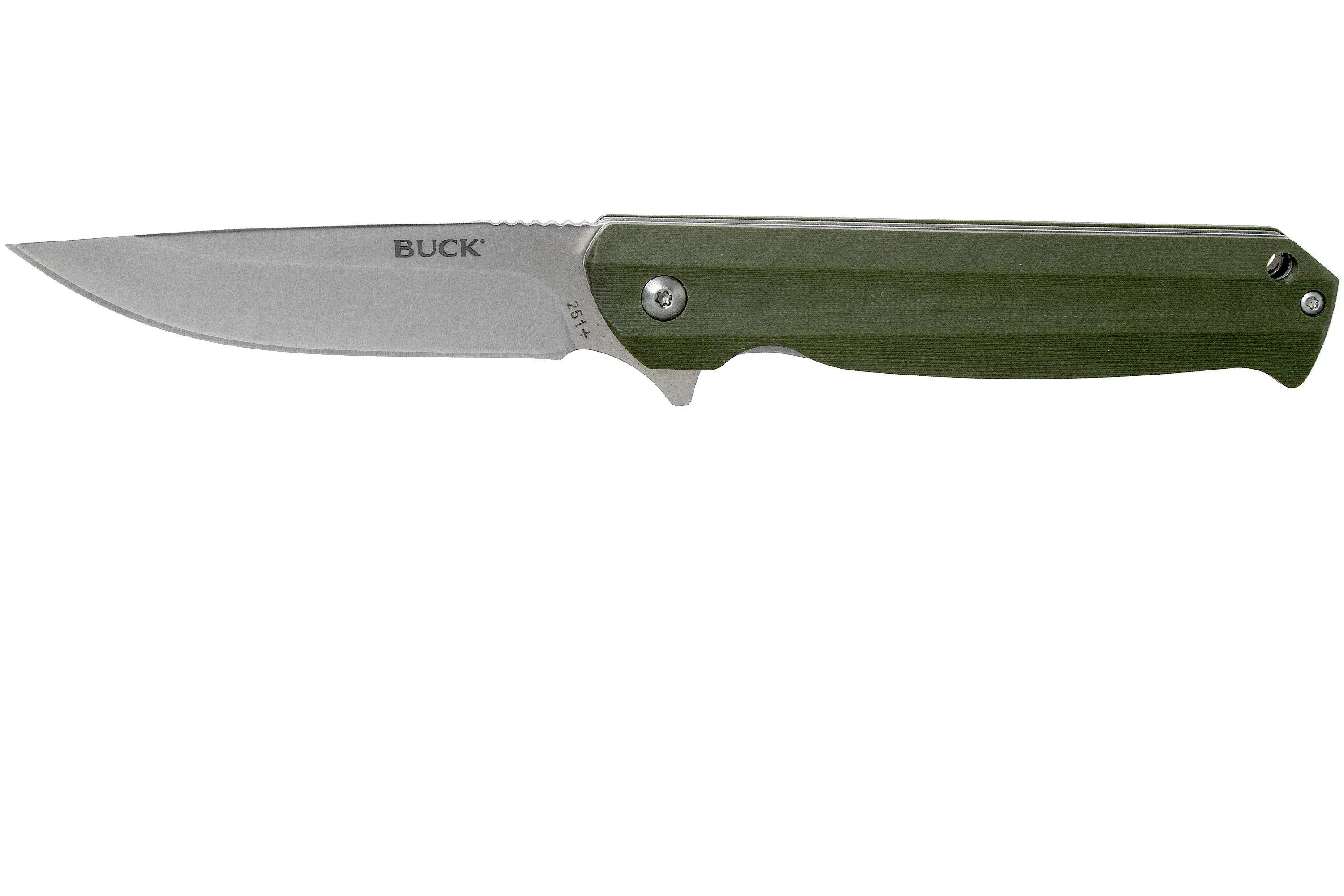 Buck Langford 251GRS Green navaja