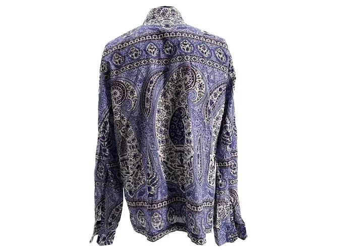 Camisetas ANTIK BATIK.Internacional M Algodón Púrpura 