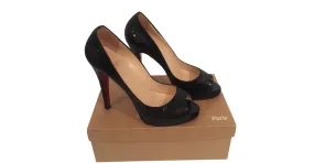 Christian Louboutin Lentejuelas muy prive 120 Negro 