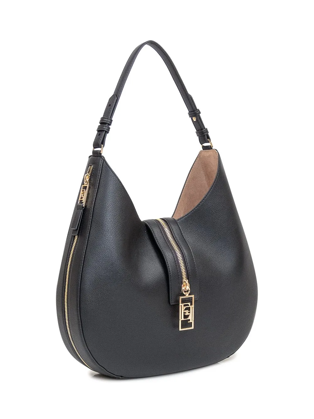ELISABETTA FRANCHI Zip Big Hobo Bag