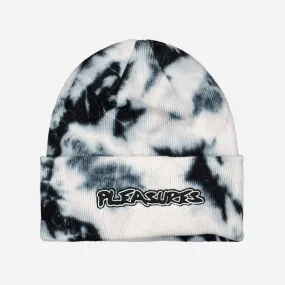 Gorros Pleasures P21F063-WHITE Backbone Dyed Beanie