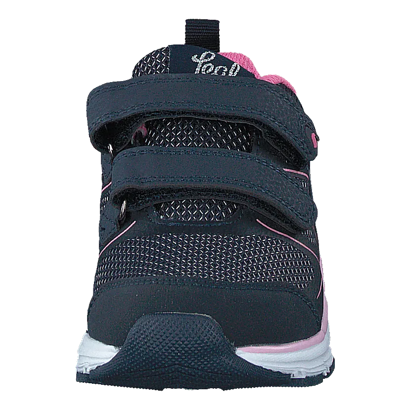 Leaf Borre Navy/pink