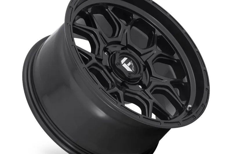 Llanta de aleación D670 Tech Matte Black Fuel 9.0x18 ET1 106,1 6x139,7
