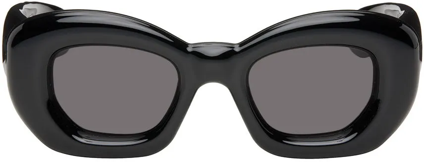 Loewe Black Inflated Butterfly Sunglasses
