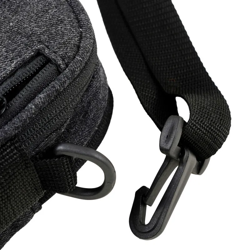MAGENTA Square Pouch Bag Black Denim