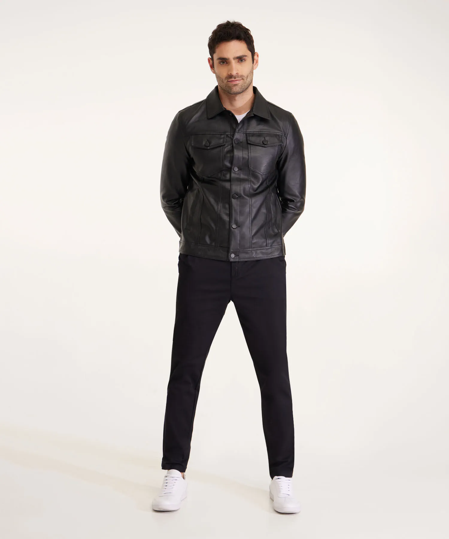 Pantalon Chino Unicolor-