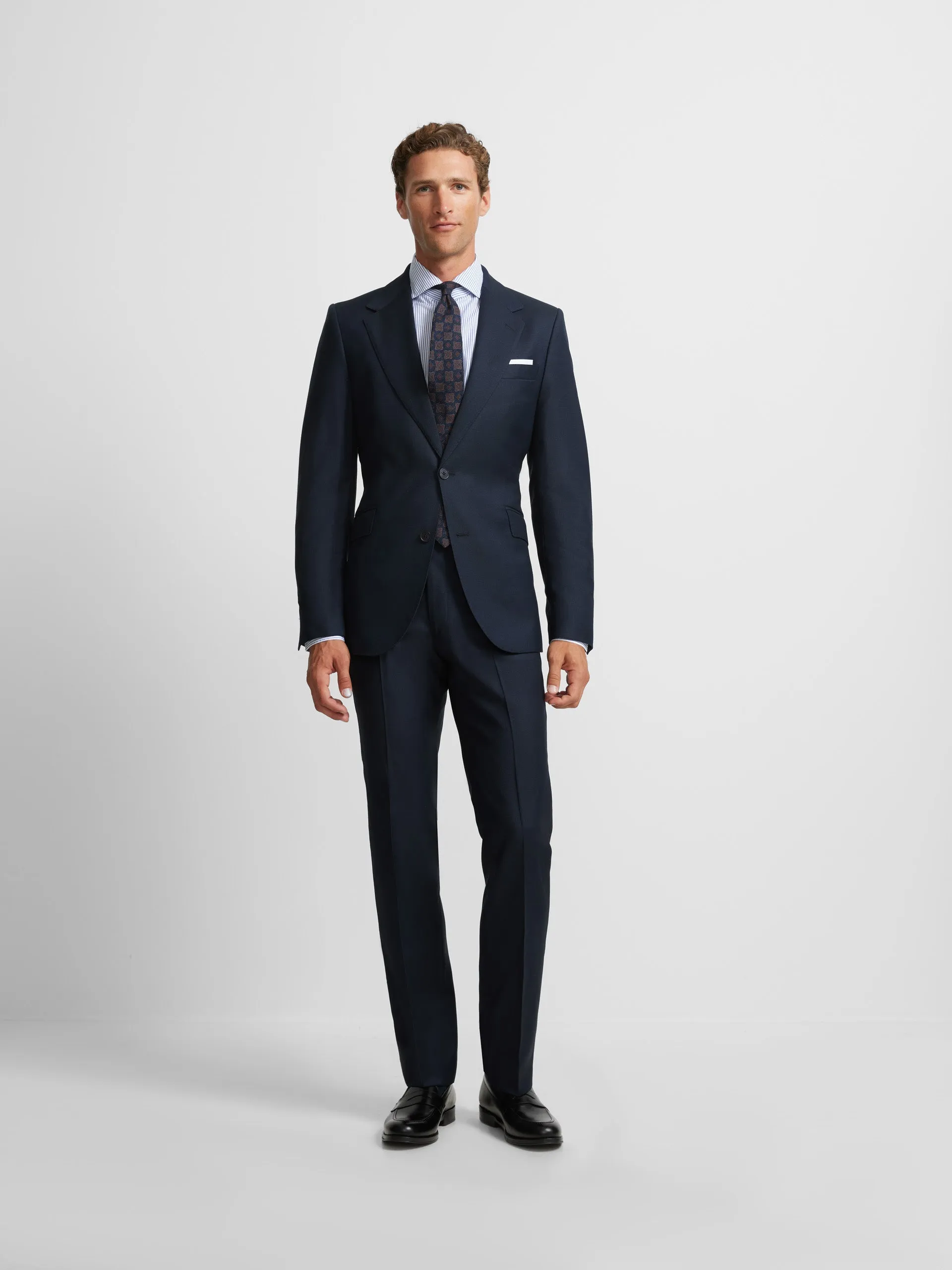 Pantalon suit ojo de perdiz navy
