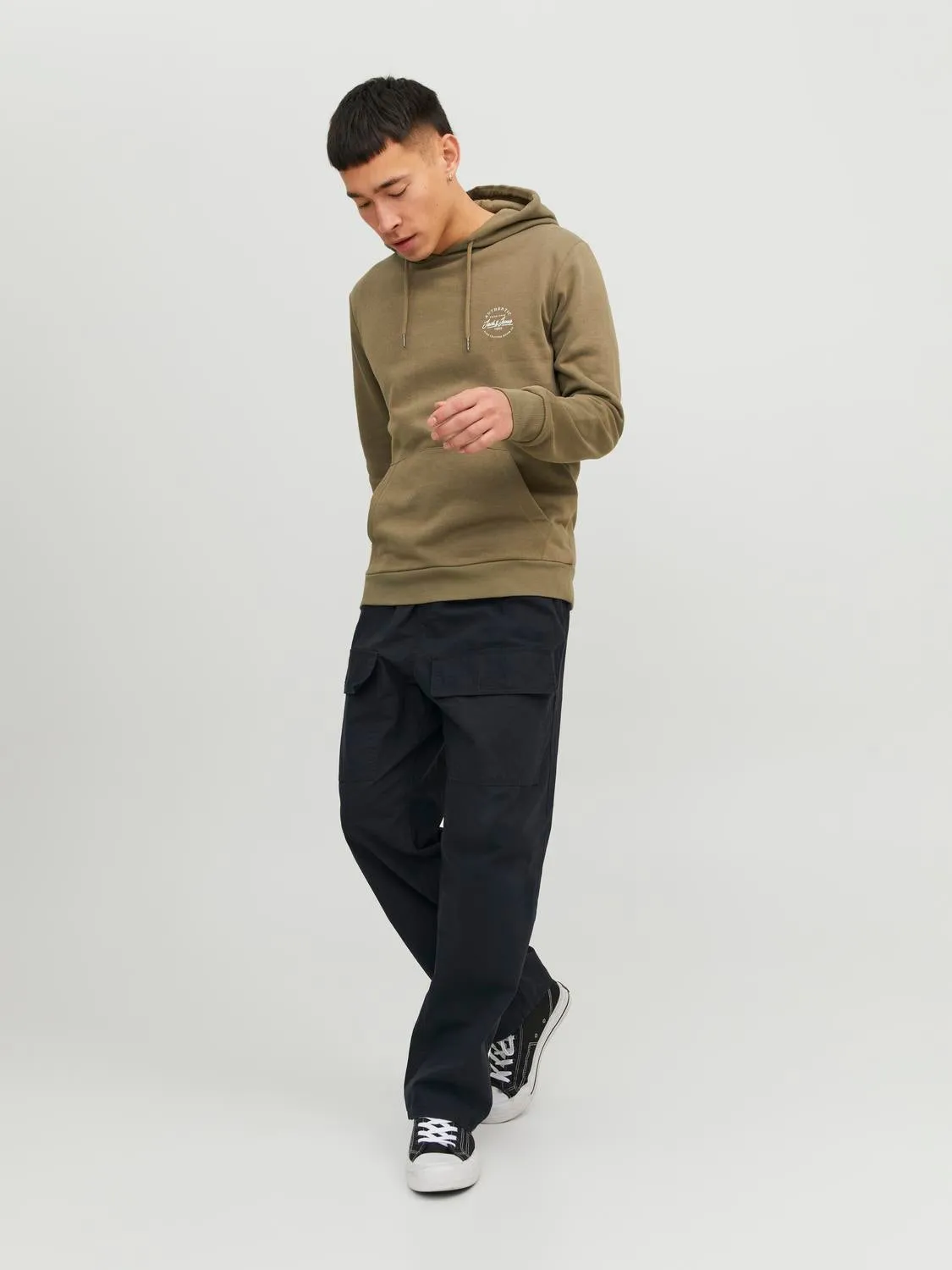 Pantalones cargo Corte loose | Negro | Jack & Jones®