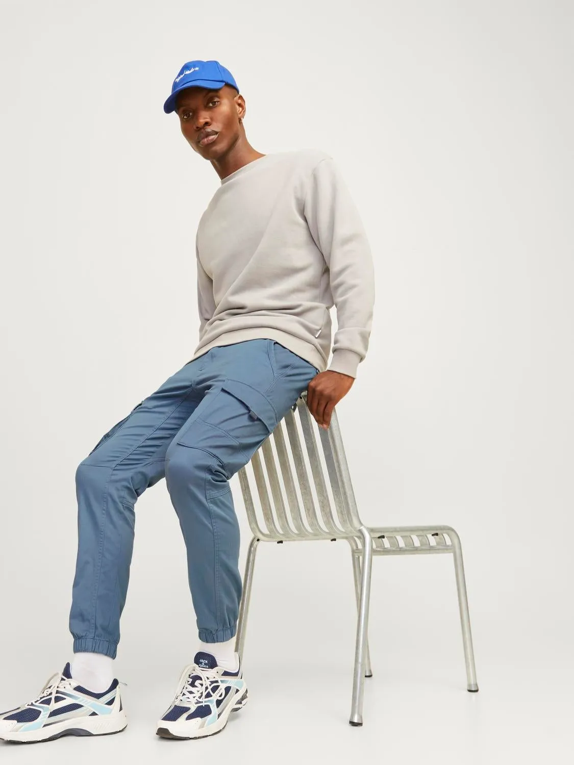 Pantalones cargo Corte slim | Azul oscuro | Jack & Jones®