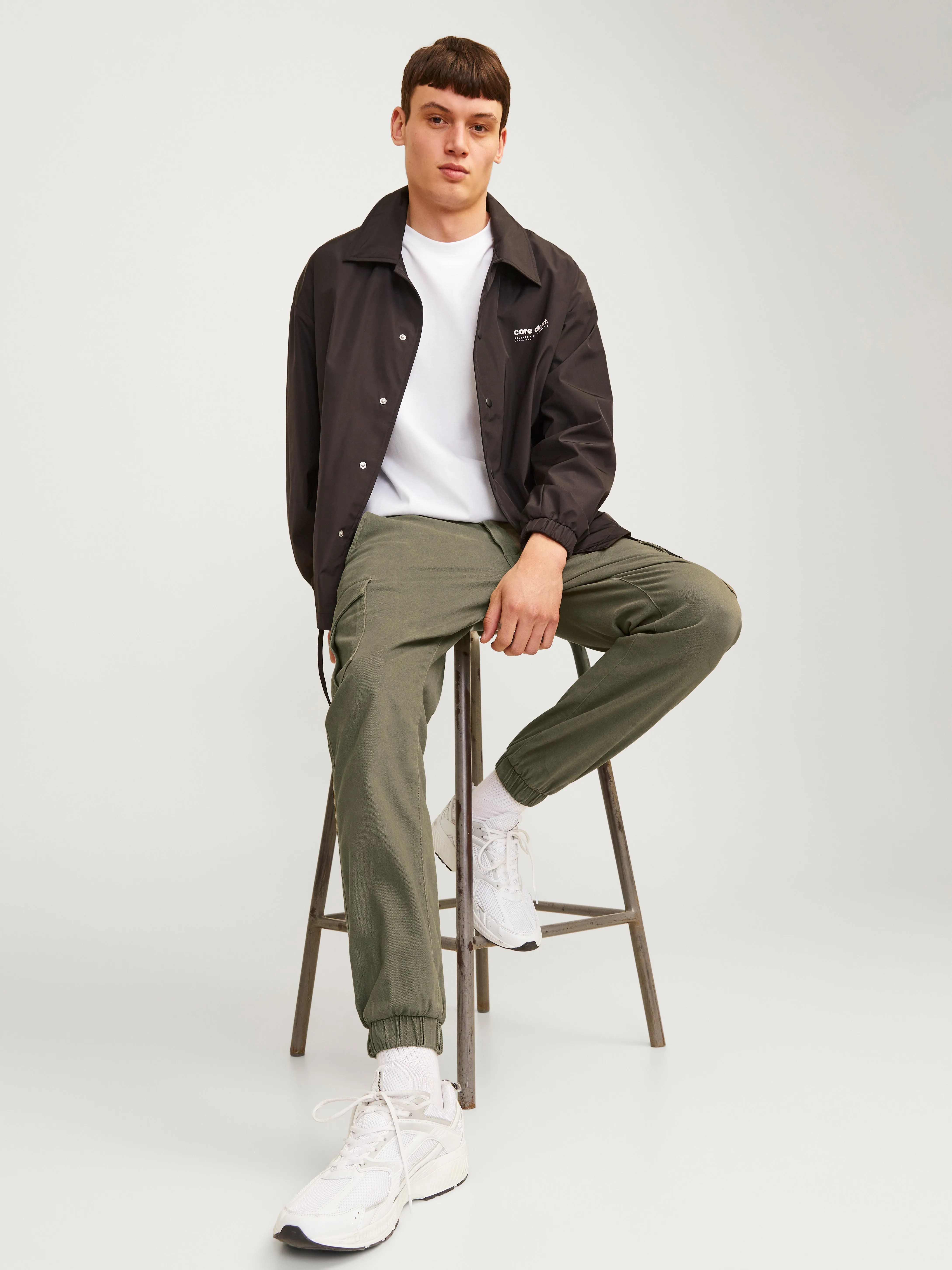 Pantalones cargo Corte slim | Verde oscuro | Jack & Jones®