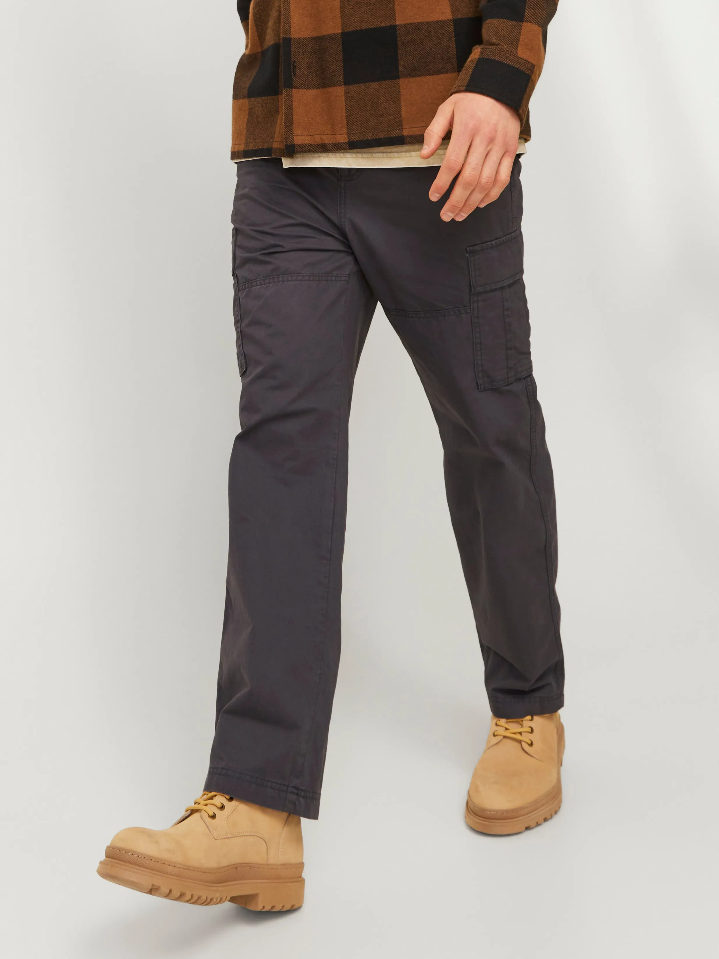 Paquete de 2 Pantalones cargo Corte loose | Gris intermedio | Jack & Jones®