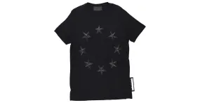 PHILIPP PLEIN Camisetas Camiseta.Internacional M Algodón Negro 
