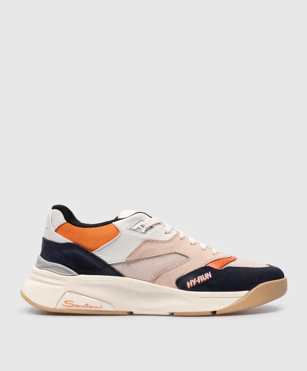 Santoni Combined sneakers HY-RUN