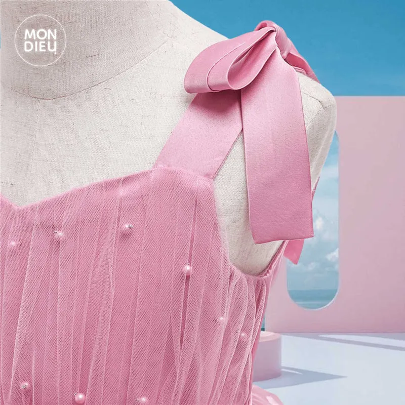 Vestido Charlotte color rosa para niñas
