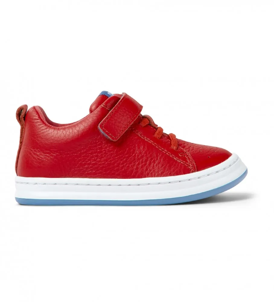 Zapatillas de Piel Runner Four rojo