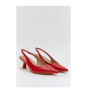 zapato de tacón crelis - rojo