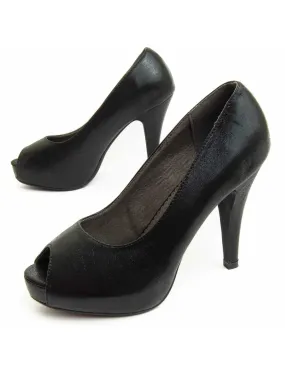 Zapato De Tacón Para Mujer.  Montevita  Unne52  92342 Negro