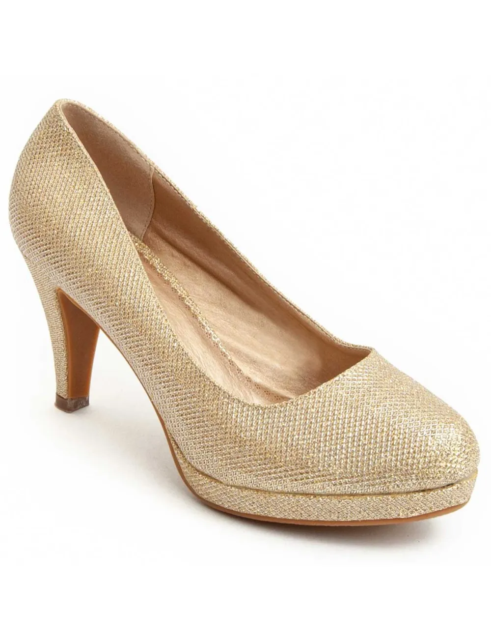 Zapato De Tacón Para Mujer.  Montevita  Unne6  91270 Dorado