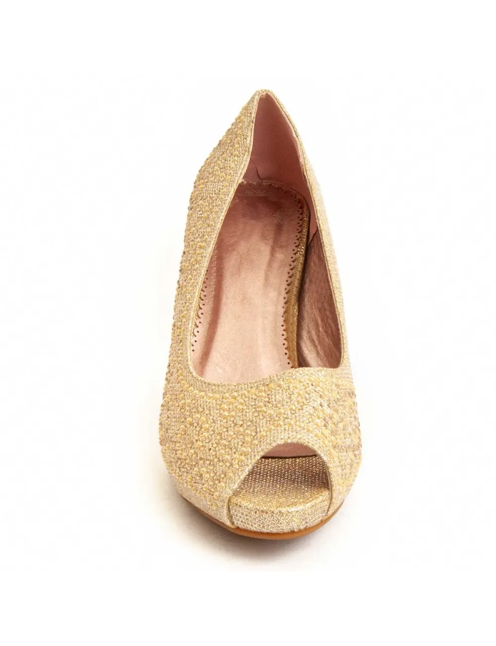 Zapato De Tacón Para Mujer.  Montevita  Unne76  95740 Dorado