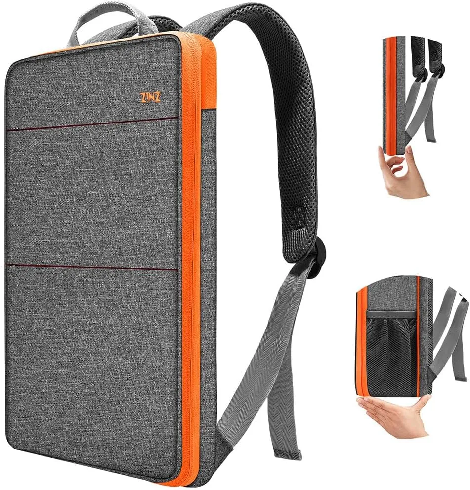 ZINZ Mochila para Portátil Delgada y Expandible  Resistente al Agua  Compatible con MacBook Pro 14